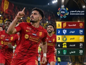 القادسية يتصدر دوري روشن بعد الجولة 10.. الهلال يلاحق والاتحاد يكتسح الاتفاق برباعية